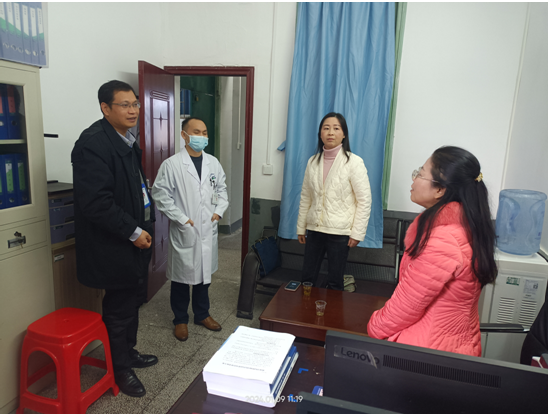 我院迎接市衛(wèi)健委2023年度實施國家基本藥物制度現(xiàn)場評價