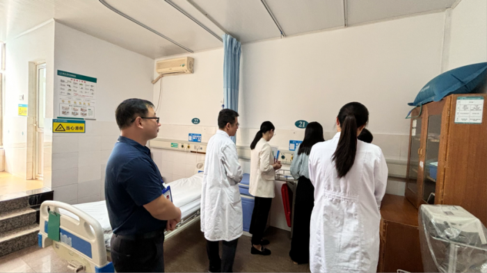 湖南省藥品審核查驗中心檢查組來我院檢查藥物臨床試驗工作