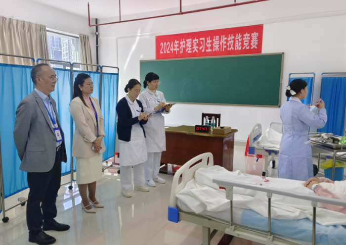 我院舉辦護理實習(xí)生臨床操作技能競賽