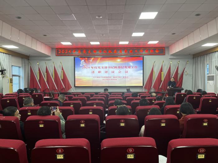 湘南學(xué)院附屬醫(yī)院（臨床學(xué)院）召開2024年度黨支部書記抓基層黨建工作述職評(píng)議會(huì)