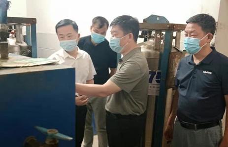 市安委辦、市應急管理局、市衛(wèi)健委聯(lián)合來院進行安全生產工作督查